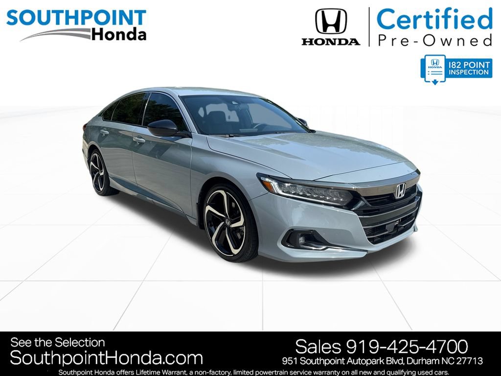 Certified 2022 Honda Accord Sport