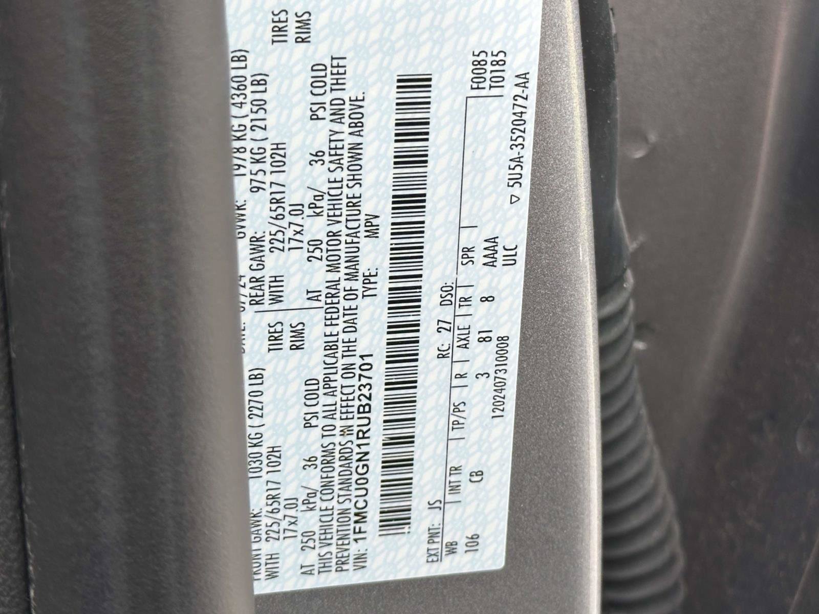 Used 2024 Ford Escape Active FWD image 25