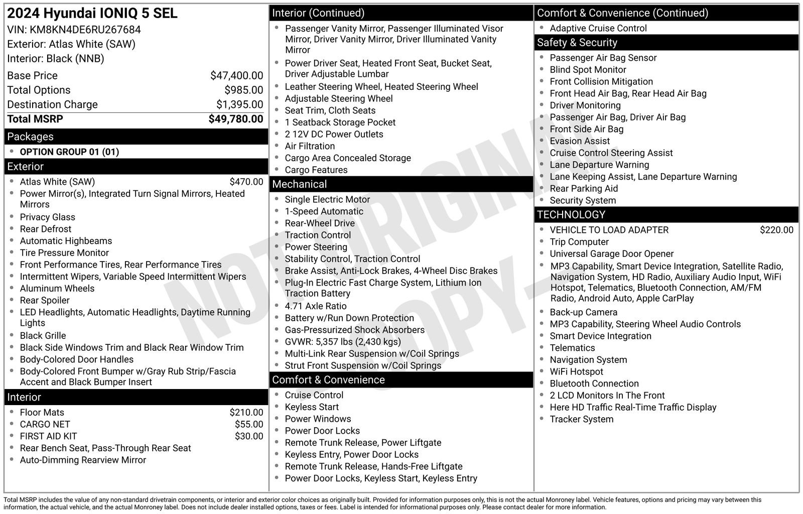 Certified 2024 Hyundai Ioniq 5 SEL RWD image 1