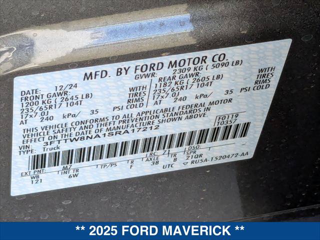 New 2025 Ford Maverick Tremor AWD/4WD image 25