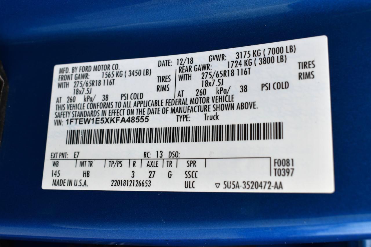 Used 2019 Ford F150 Lariat w/ Equipment Group 502A Luxury AWD/4WD image 46