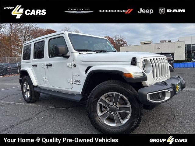 Used 2022 Jeep Wrangler Unlimited Sahara w/ LED Lighting Group image 1