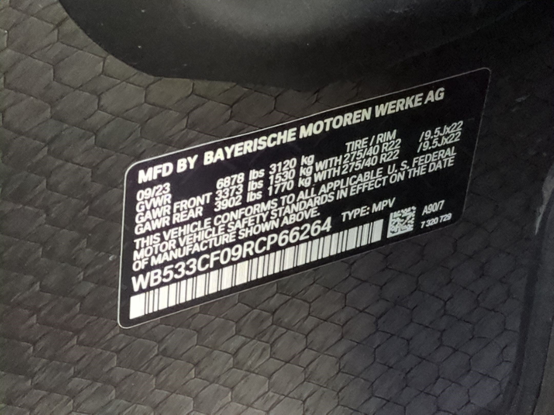 Certified 2024 BMW iX M60 AWD/4WD image 34