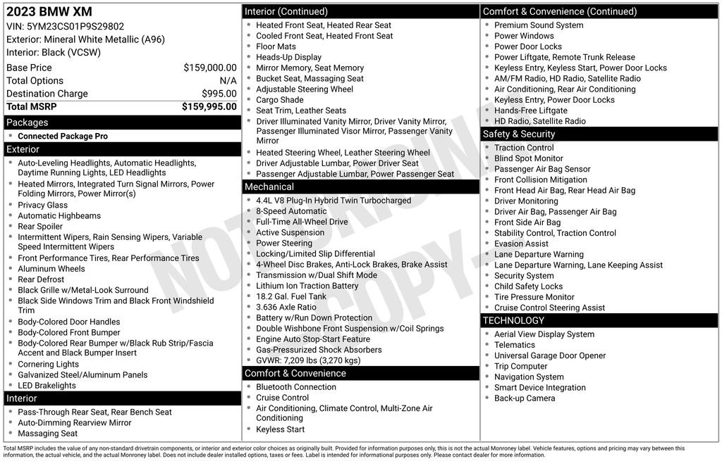 Used 2023 BMW XM image 39