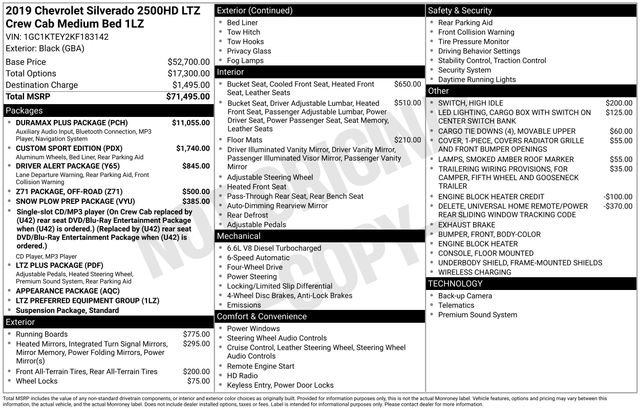 Used 2019 Chevrolet Silverado 2500 LTZ w/ Duramax Plus Package image 9