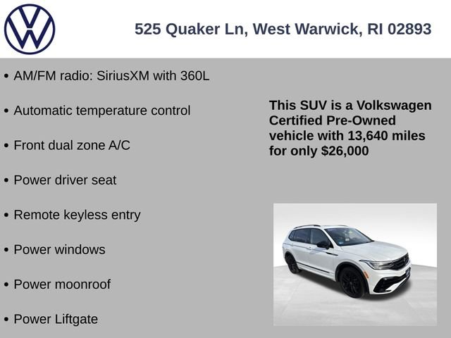 Certified 2022 Volkswagen Tiguan SE R-Line image 7
