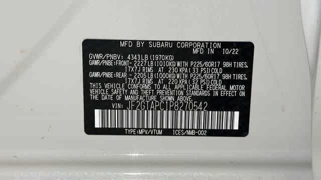 Used 2023 Subaru Crosstrek 2.0i Premium AWD/4WD image 12
