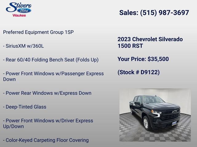 Used 2023 Chevrolet Silverado 1500 RST AWD/4WD image 8