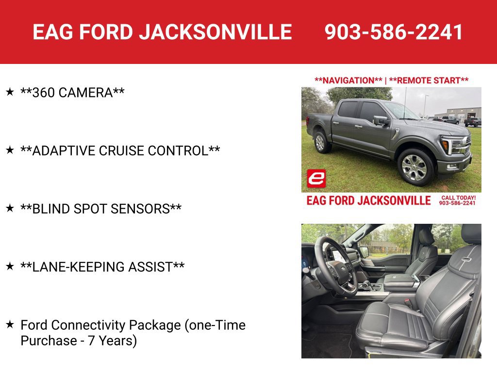 New 2026 Ford F150 Platinum w/ Equipment Group 701A Standard AWD/4WD image 8