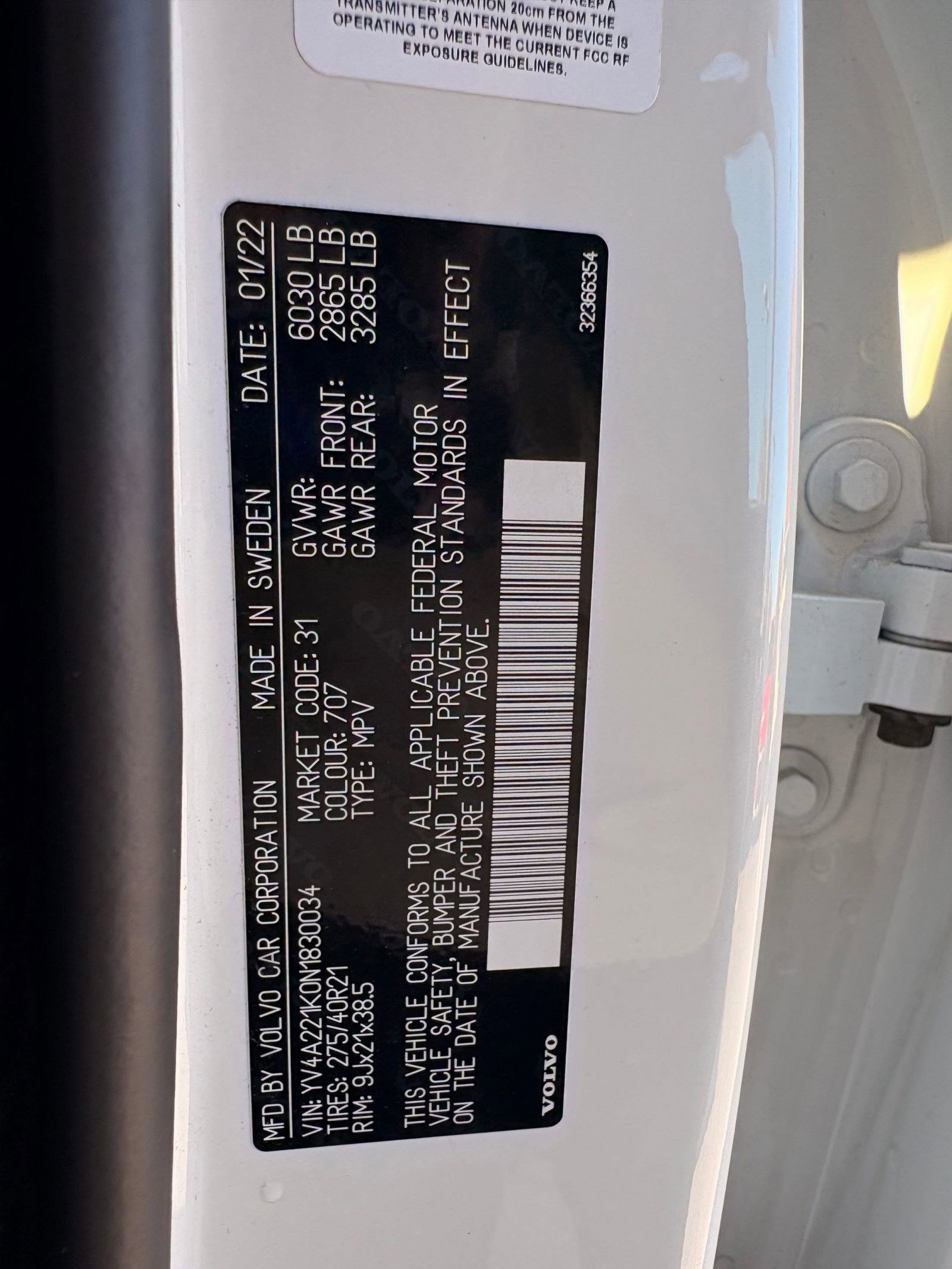 Certified 2022 Volvo XC90 T6 Momentum w/ Advanced Package image 20