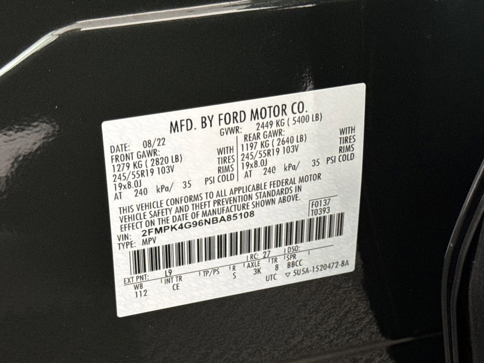 Used 2022 Ford Edge SE w/ Black Appearance Package image 27