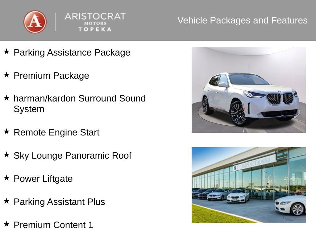 New 2025 BMW X3 xDrive30i w/ Premium Package image 4