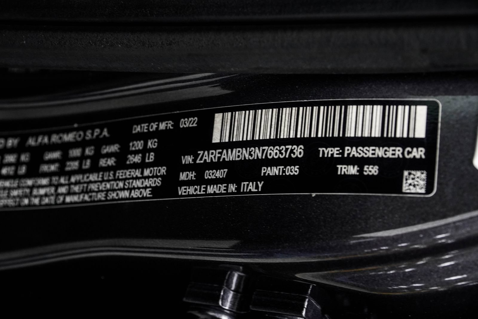 Used 2022 Alfa Romeo Giulia Ti RWD image 46