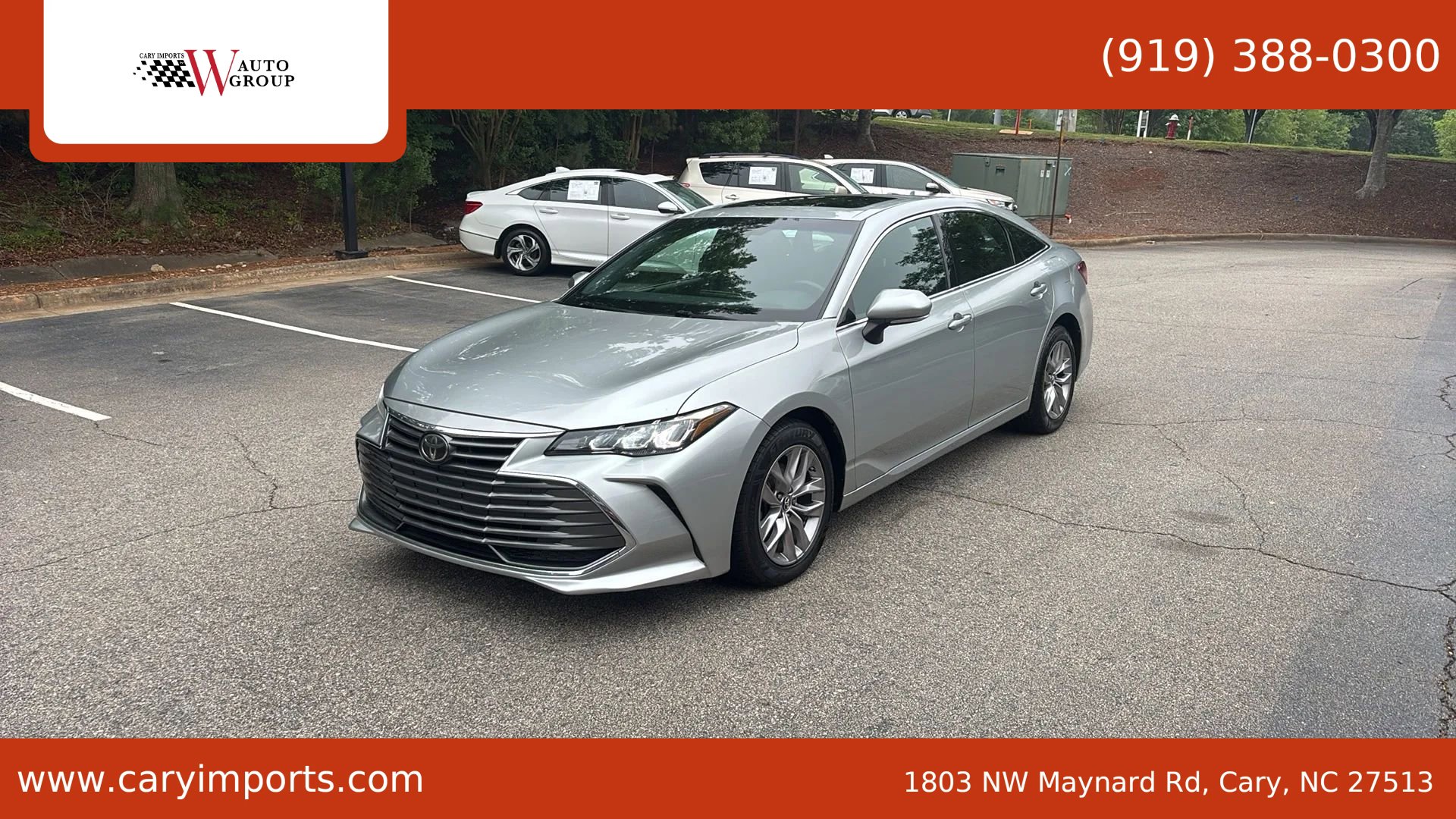Used 2019 Toyota Avalon XLE w/ Moonroof Package