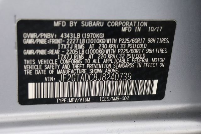 Used 2018 Subaru Crosstrek 2.0i Premium AWD/4WD image 28