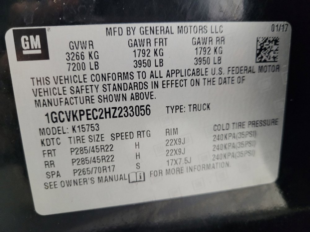 Used 2017 Chevrolet Silverado 1500 Custom w/ LPO, Black Pack image 33