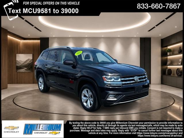 Used 2019 Volkswagen Atlas SE w/ Towing Package AWD/4WD image 1