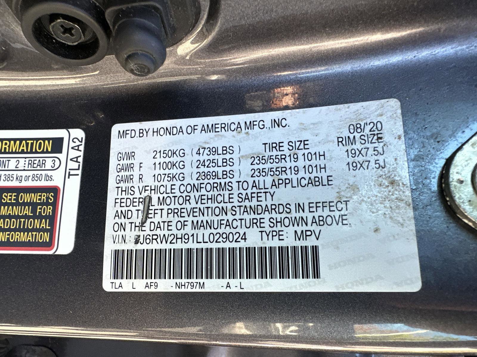 Certified 2020 Honda CR-V Touring image 49