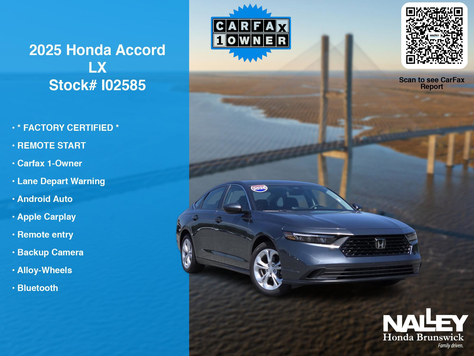 Certified 2025 Honda Accord LX image 7