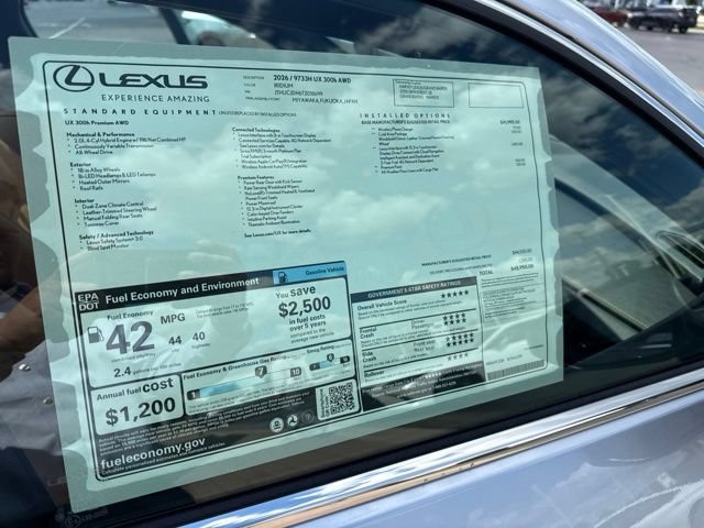 New 2026 Lexus UX 300h AWD w/ Accessory Package (2T) image 38
