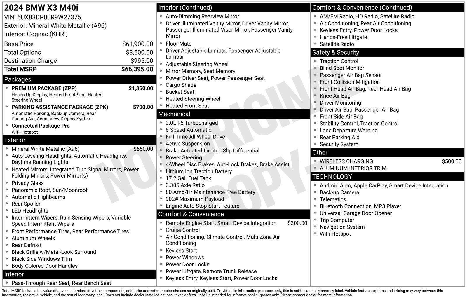 Used 2024 BMW X3 M40i image 37