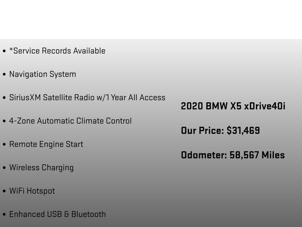 Used 2020 BMW X5 xDrive40i w/ Convenience Package image 18