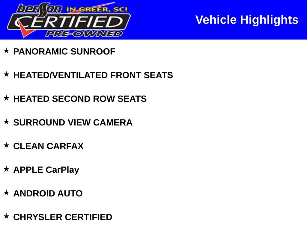 Certified 2023 Chrysler Pacifica Limited w/ Uconnect Theater Family Group FWD image 3