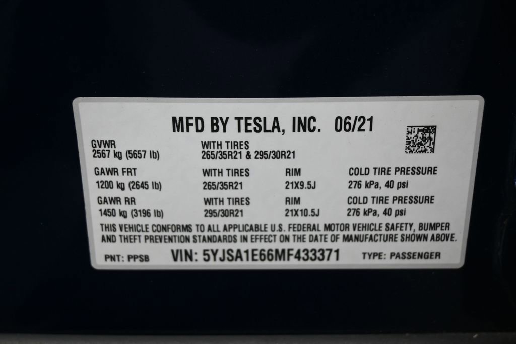 Used 2021 Tesla Model S Plaid AWD/4WD image 8