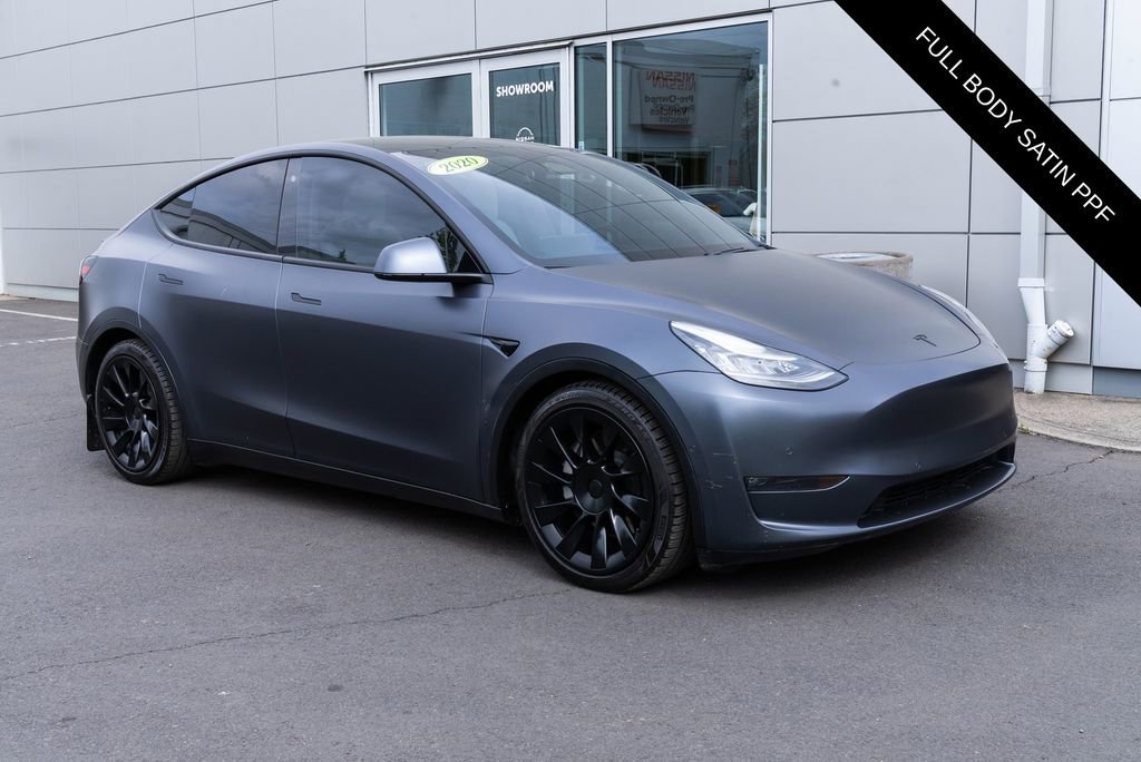 Used 2020 Tesla Model Y Long Range AWD/4WD image 1