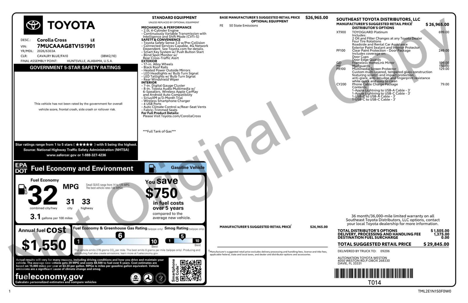 Used 2026 Toyota Corolla Cross LE image 50