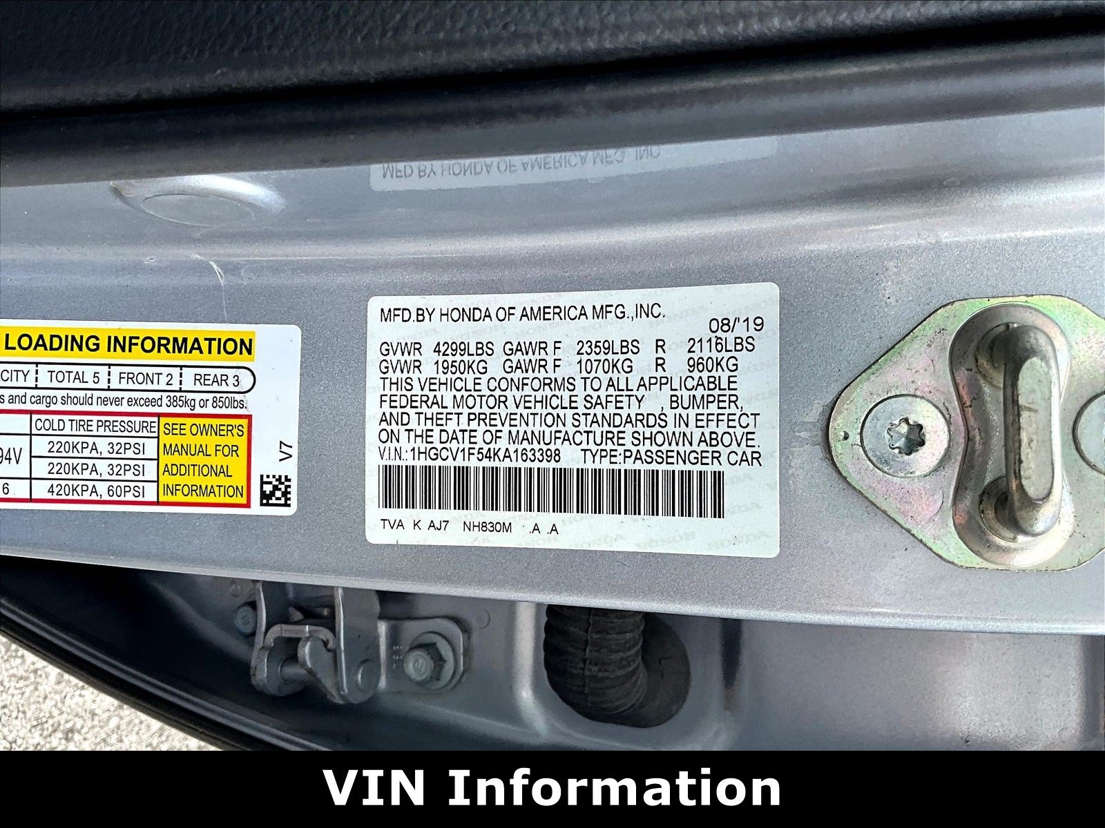 Used 2019 Honda Accord EX-L image 18