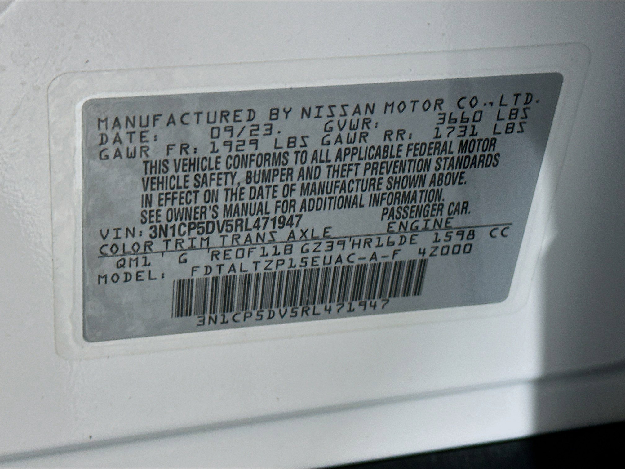 Used 2024 Nissan Kicks SR image 12