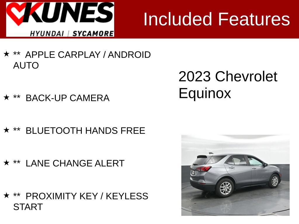 Used 2023 Chevrolet Equinox LS w/ LS Convenience Package FWD image 2