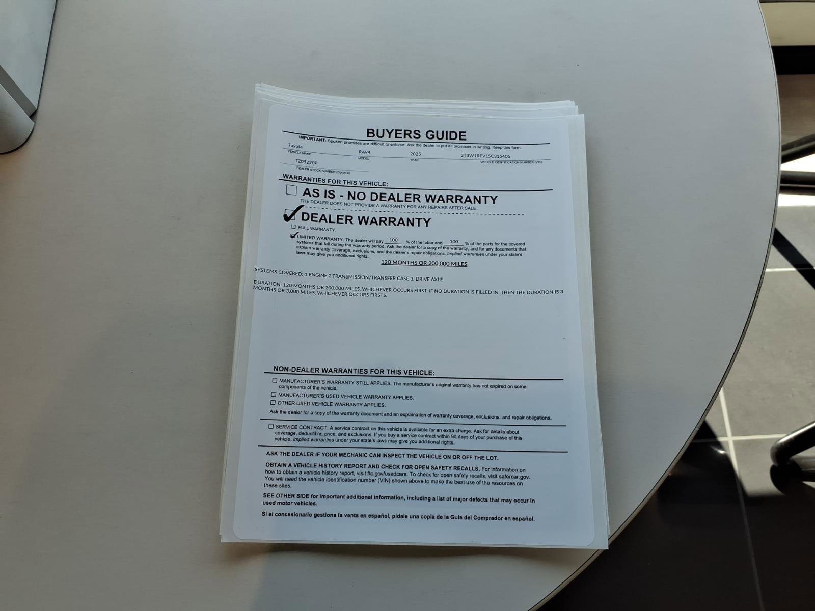 Certified 2025 Toyota RAV4 XLE FWD image 33