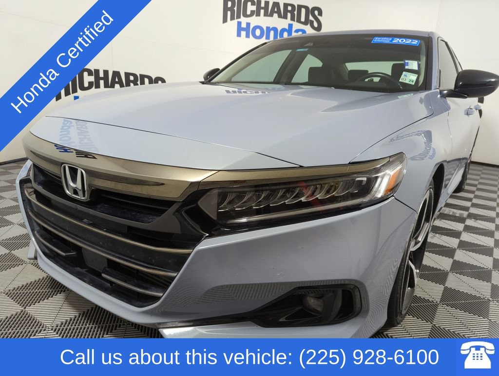 Certified 2022 Honda Accord Sport Special Edition 360° Tour