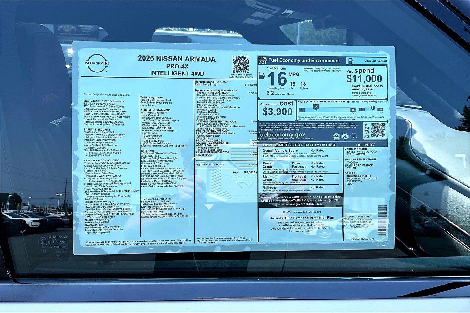 New 2026 Nissan Armada PRO-4X AWD/4WD image 15