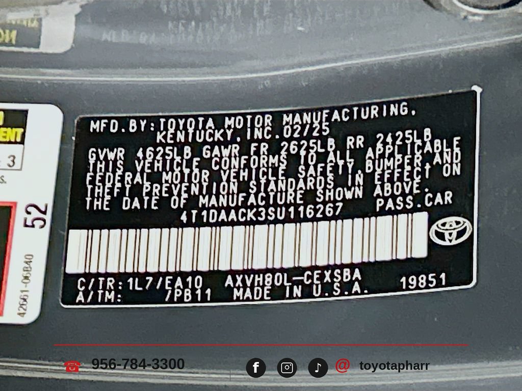 Used 2025 Toyota Camry SE w/ Convenience Package FWD image 29