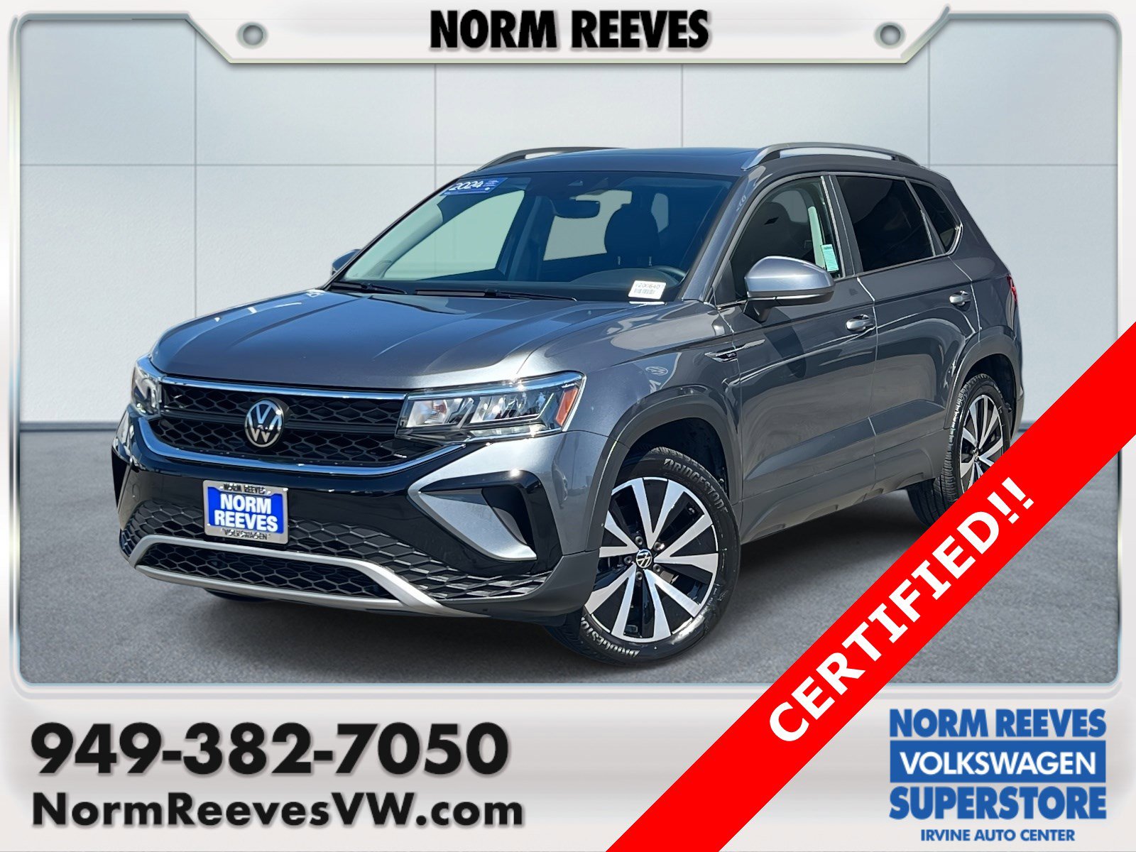 Certified 2023 Volkswagen Taos SE w/ Panoramic Sunroof Package image 1