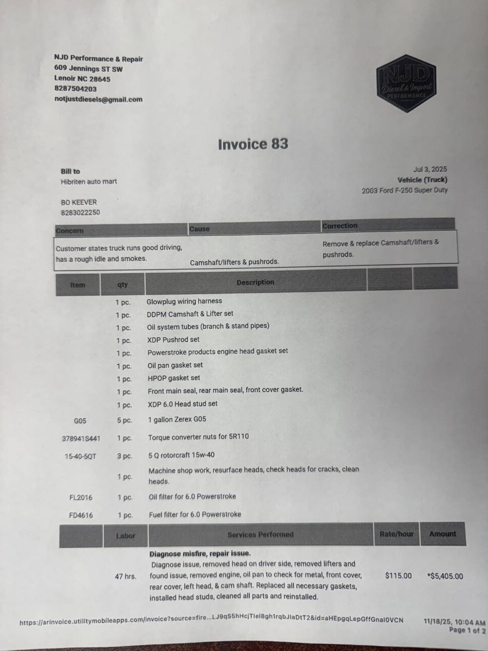 Used 2003 Ford F250 XLT image 24