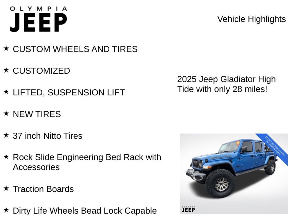 New 2025 Jeep Gladiator Sport image 6