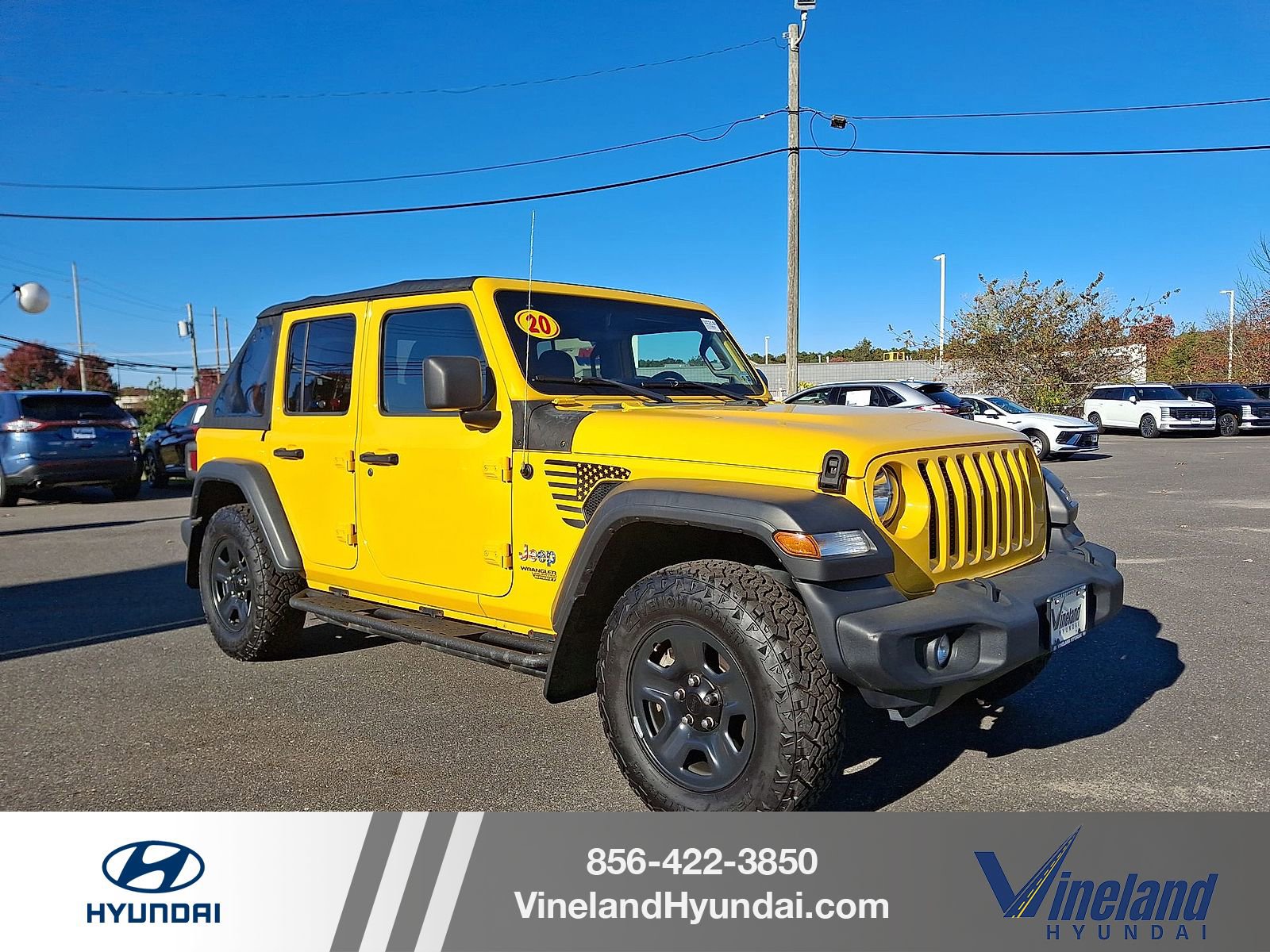 Used 2020 Jeep Wrangler Unlimited Sport