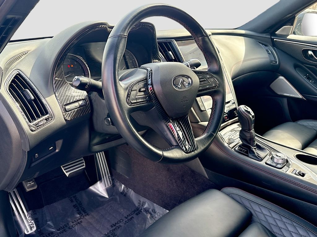 Used 2022 INFINITI Q50 Red Sport 400 w/ Carbon Fiber Package image 9