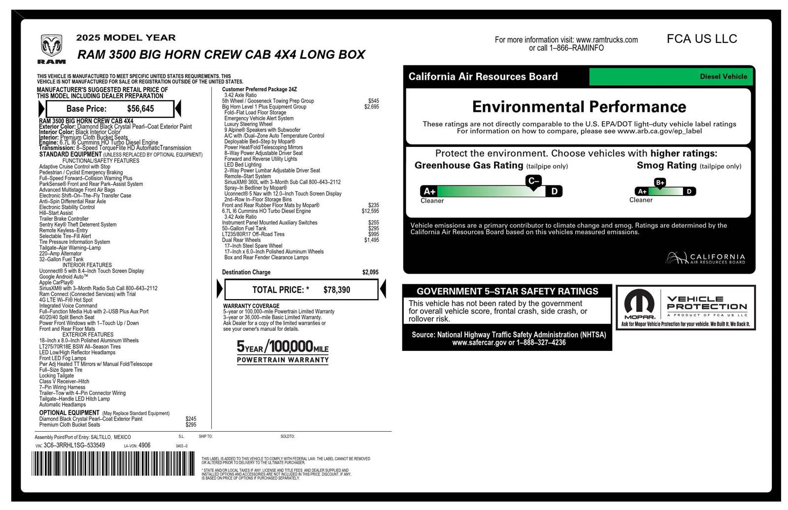 Used 2025 RAM 3500 Big Horn image 47