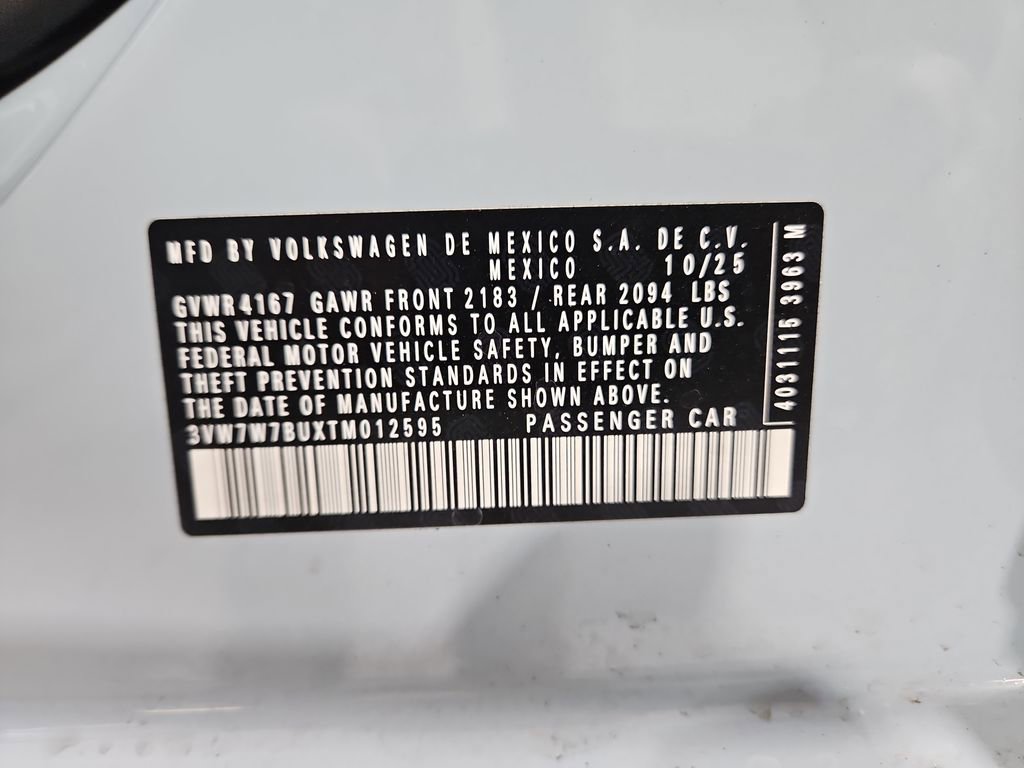 New 2026 Volkswagen Jetta SE image 29