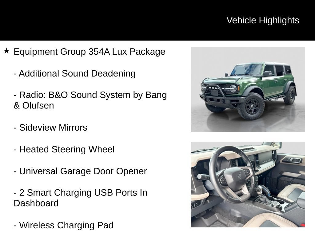 Certified 2023 Ford Bronco Wildtrak AWD/4WD image 11