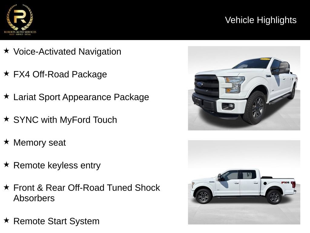 Used 2015 Ford F150 Lariat AWD/4WD image 9