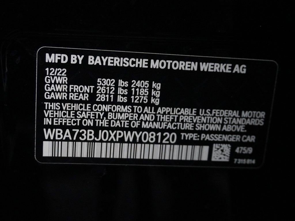 Used 2023 BMW 540i xDrive w/ Premium Package image 72