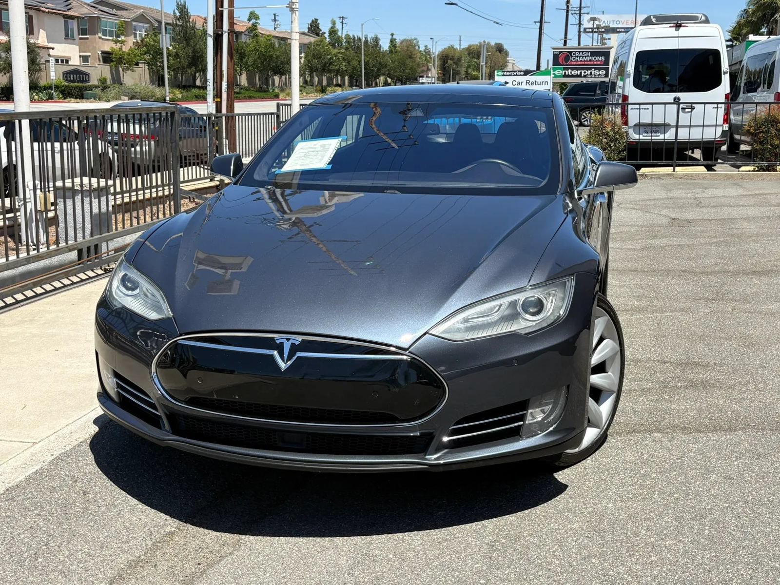 Used 2015 Tesla Model S P85D AWD/4WD image 2