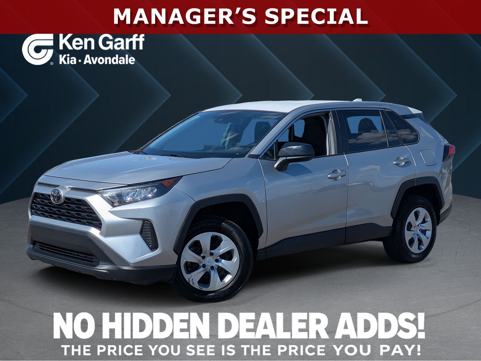 Used 2022 Toyota RAV4 LE w/ Carpet Mat Package (TMS) FWD image 1