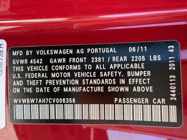 Used 2012 Volkswagen Eos Komfort FWD image 18